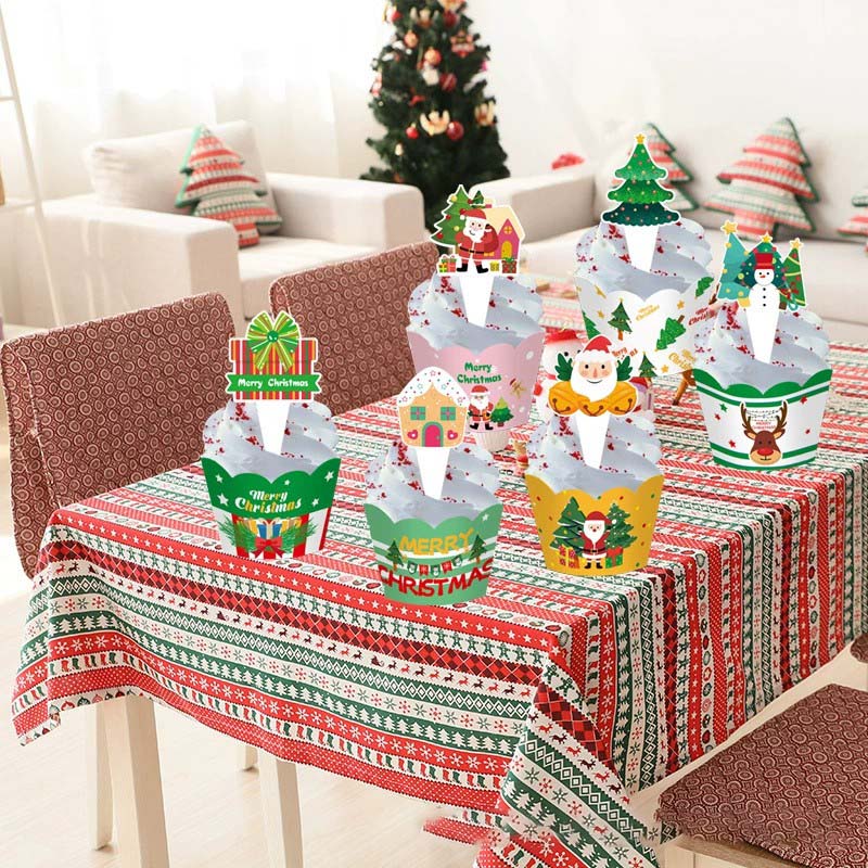 Christmas Cake Decorations Set Wholesale - Wrappers and Toppers for Festive Treats - Image 6