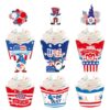 4th of july cake topper