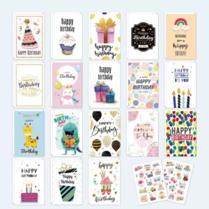 sheet birthday card set