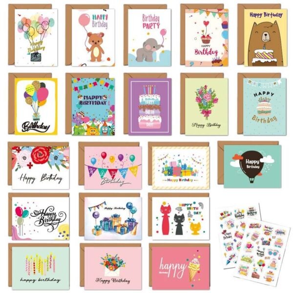 birthday card set
