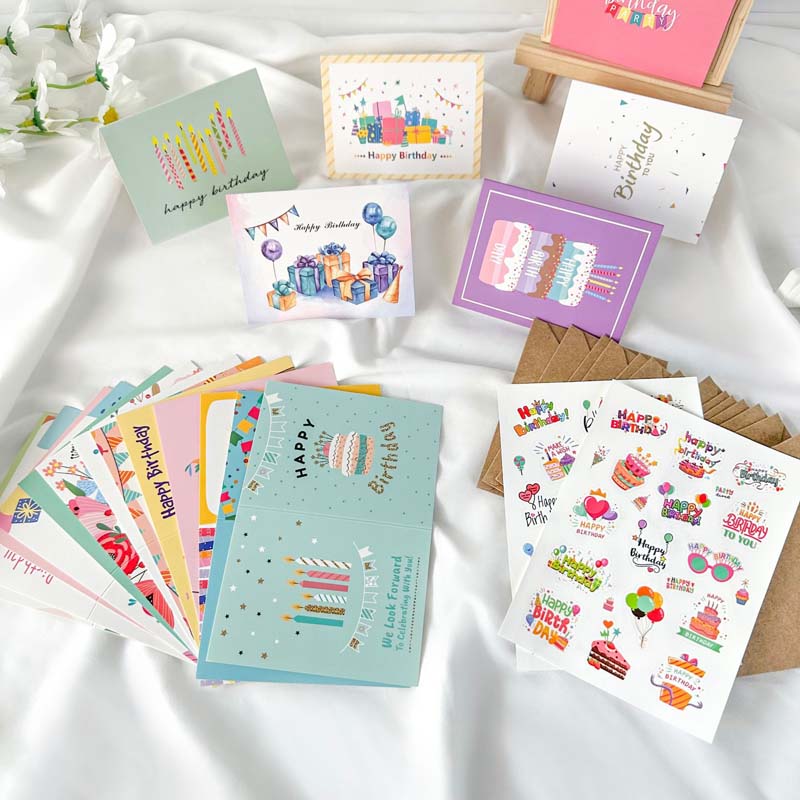 20 - Sheet Birthday Card Set