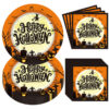holiday halloween paper plates