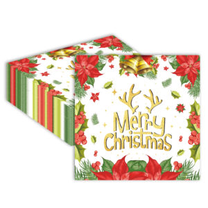 christmas deer napkins