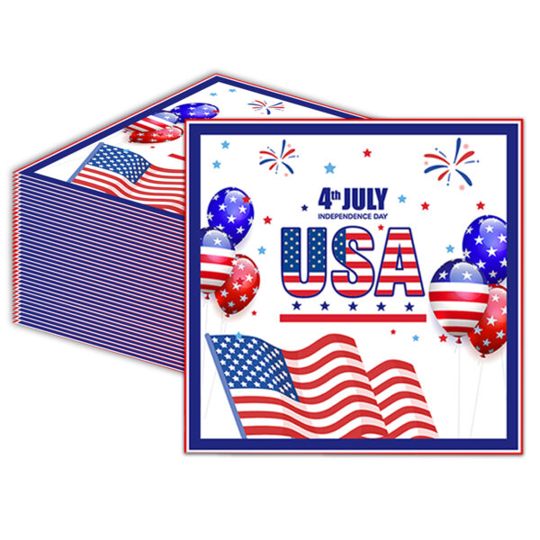 independence day napkins