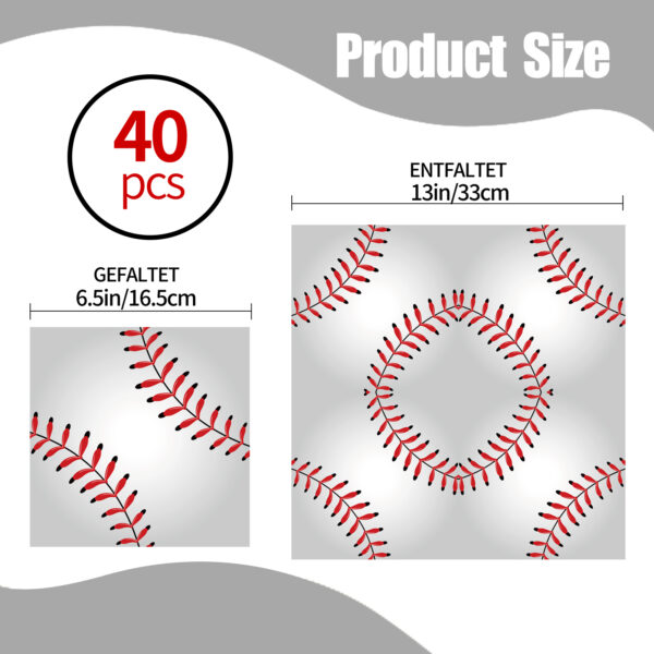 baseball napkin