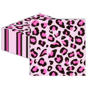 40pc light leopard print napkin (1) 40pc light leopard print napkin