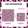40pc light leopard print napkin
