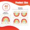 rainbow polka dot-napkin