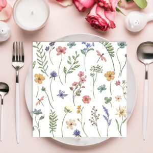 wildflower napkin