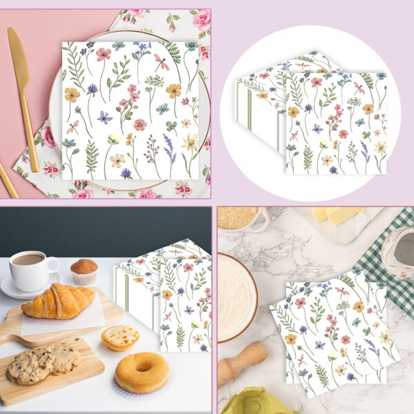 wildflower napkin