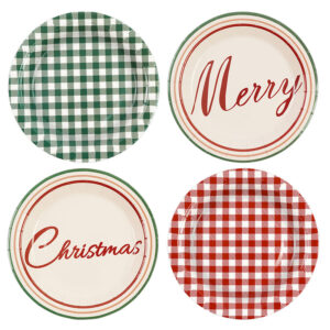 Christmas Holiday Paper Plates