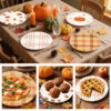 Fall Leaf Paper Plates