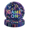 Neon Birthday Paper Plates