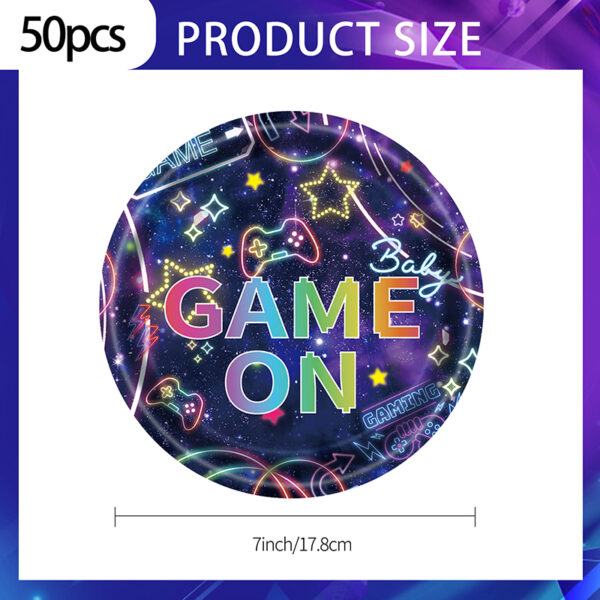 eon Game Paper Plates