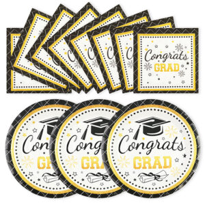 paper plates for graduation party