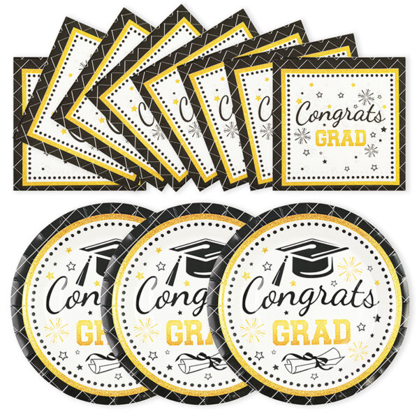 paper plates for graduation party