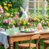 Easter napkin