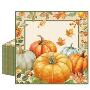Pumpkin Square napkin
