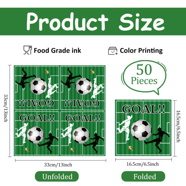football napkin