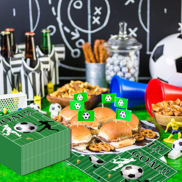 football napkin