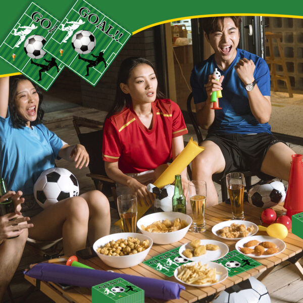 football napkin