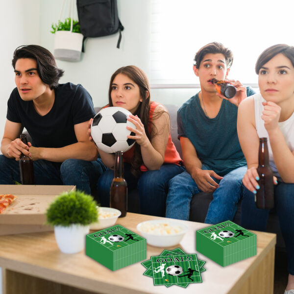 football napkin