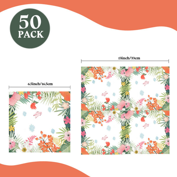 green-floral-napkin