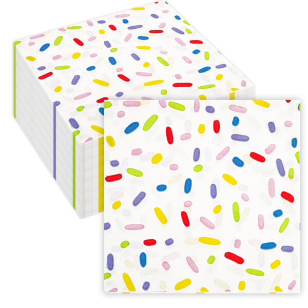 Striped napkins
