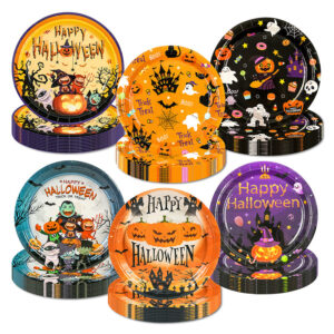 halloween paper plates​