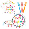 birthday paper plates