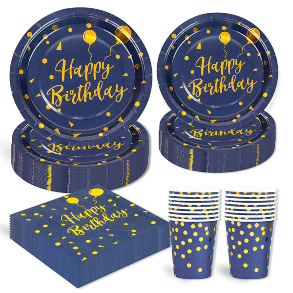 Birthday paper plates