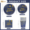 Birthday paper plates