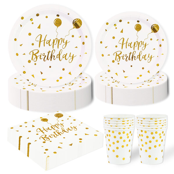 Birthday paper plates