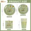 Birthday paper plates