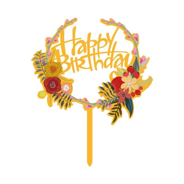 Acrylic Cake Decor Toppers