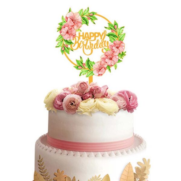 Acrylic Cake Decor Toppers