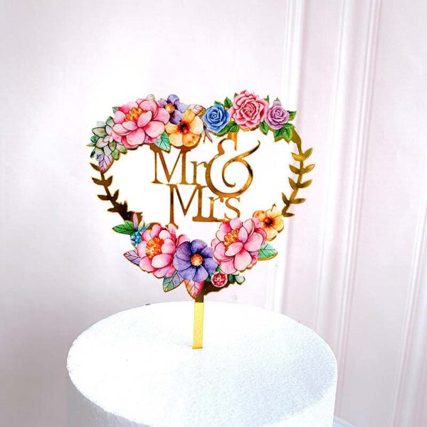 Acrylic Cake Decor Toppers