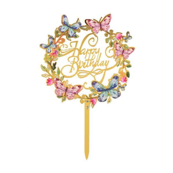 Acrylic Cake Decor Toppers