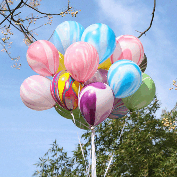 Agate cloud balloons