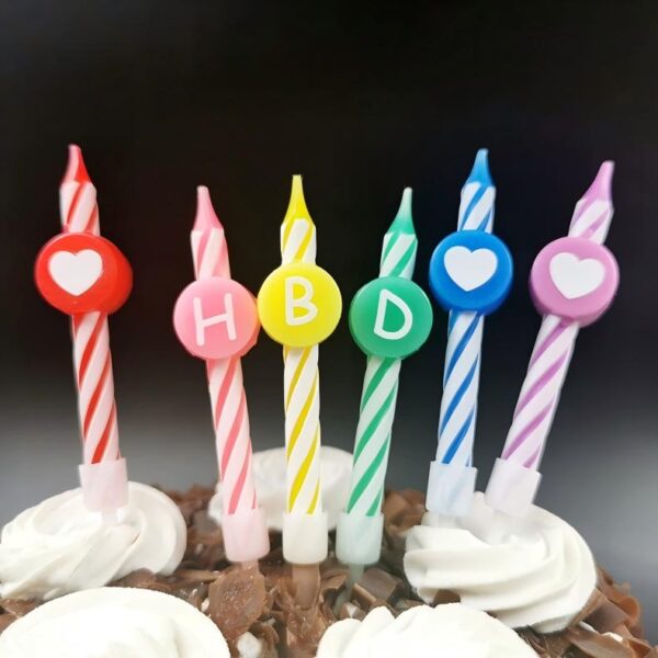 Alphabet candles
