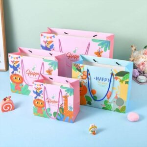 animal themed paper bags