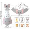 Animal cartoons party hat