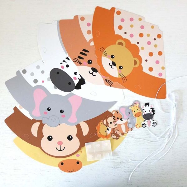Animal cartoons party hat