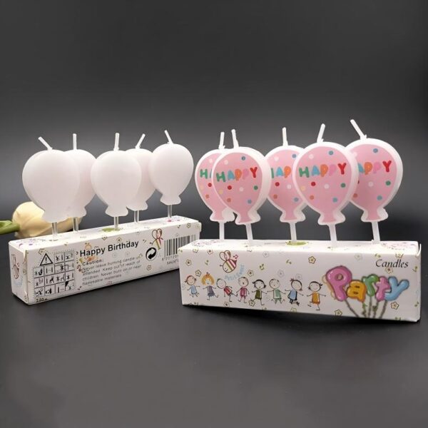 Balloon Birthday Candles