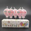 Balloon birthday candles