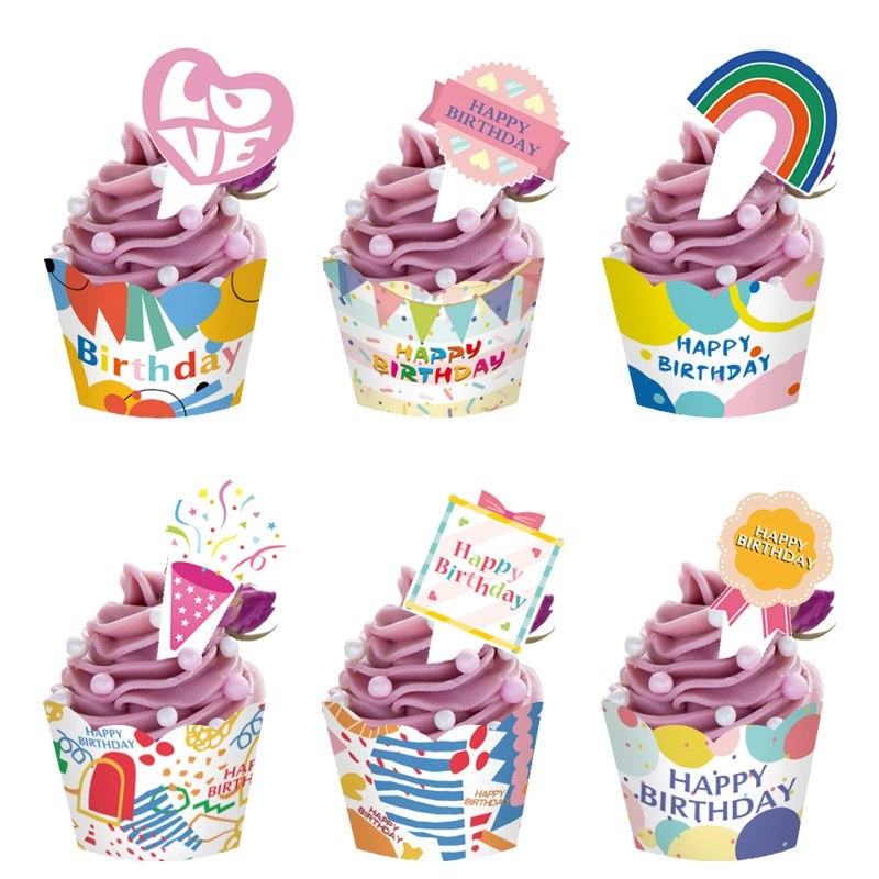 Birthday Cake Wrappers and Toppers Set Wholesale - Festive Decor for Parties - Image 11