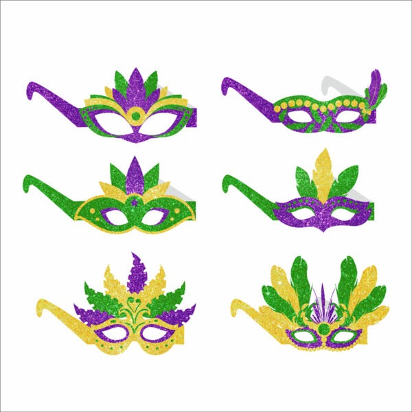 MARDI GRAS Glasses