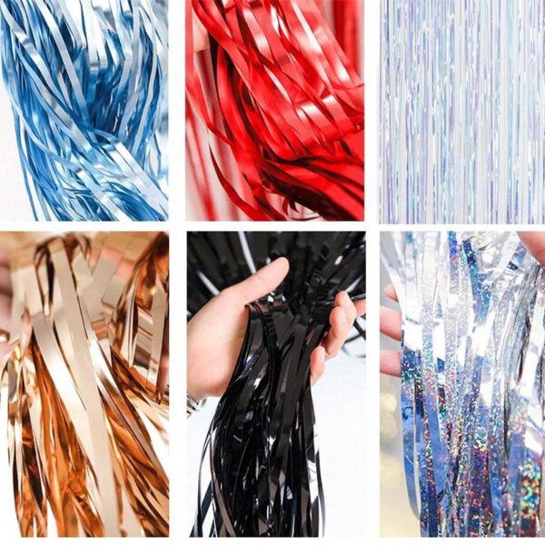 Bright rain curtain