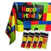 Building Blocks Theme Tablecloth