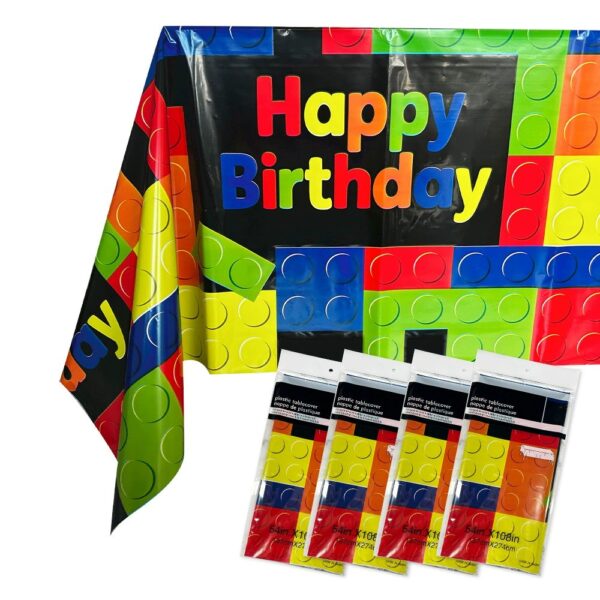 Building Blocks Theme Tablecloth